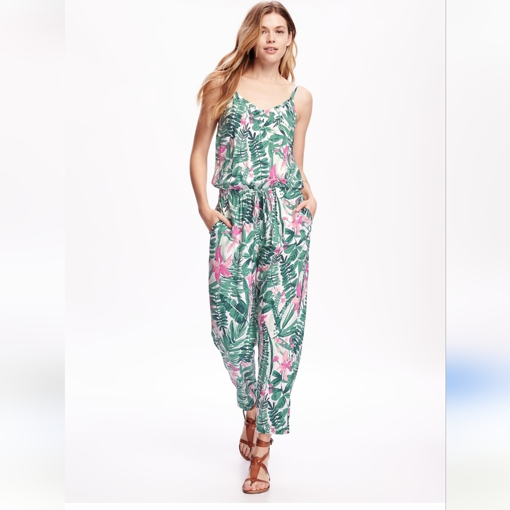 Old Navy printed Cami Jumpsuit for Women Size Small